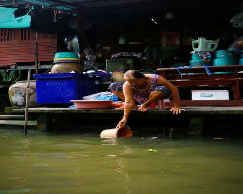 calm morning routine in a Thai home
